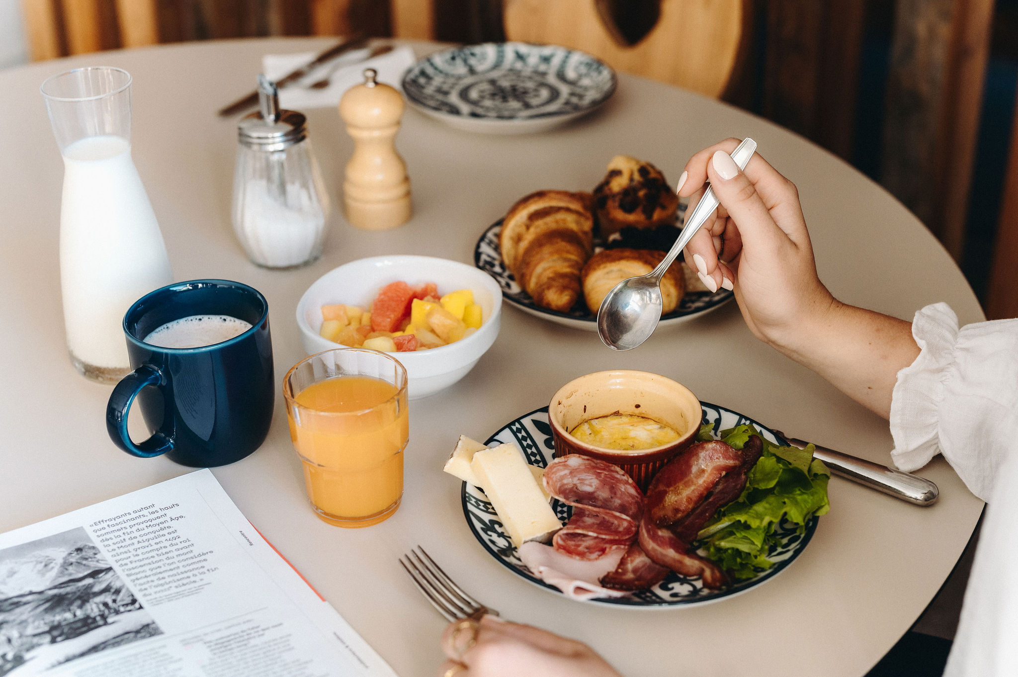 Petit-déjeuner gourmand à Saint-Gervais