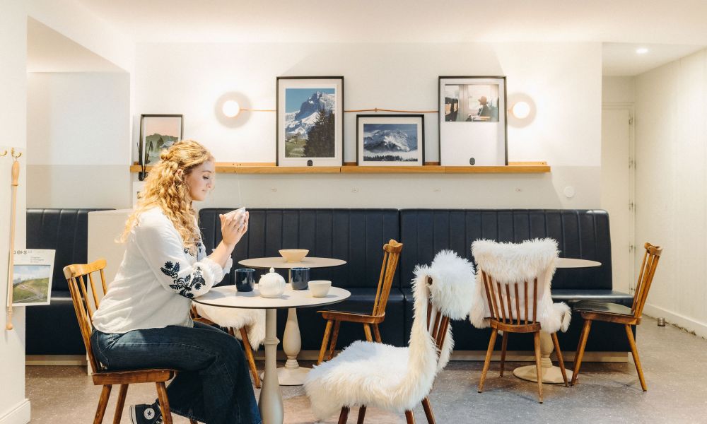 Prendre un café à Saint-Gervais
