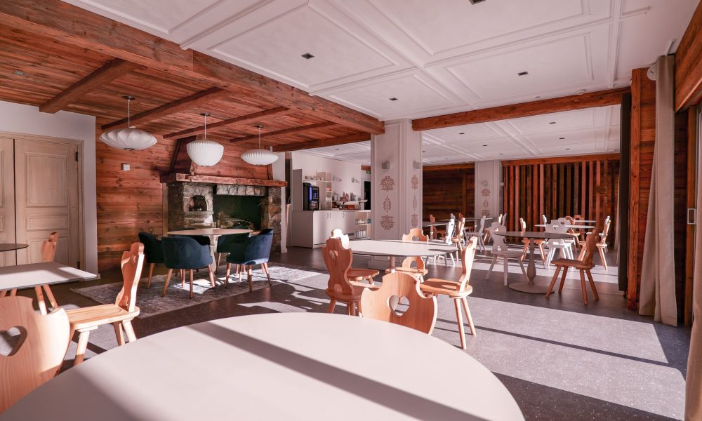 Petit-déjeuner et bar de l'hôtel des 2 gares
